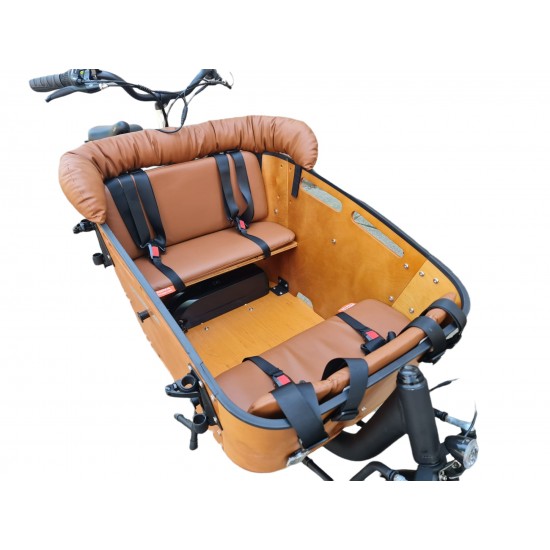 Vogue Carry 2 & Superior 2 bakfiets kussenset model evi kleur cognac