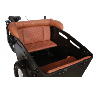 Vogue Carry 3 cargo bike cushion set model capi color cognac