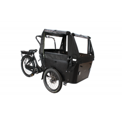 Vogue Carry 3 cargo bike rain tent model Kayra color black (without tent poles)