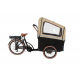 Troy cargo bike rain tent cover color cream (without tent poles)