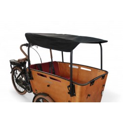 Vogue Carry 3 cargo bike sunroof black sun canopy