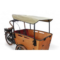 Vogue Superior 3 cargo bike sunroof creme sun canopy