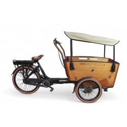 Vogue Carry 3 cargo bike sunroof creme sun canopy