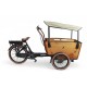 Vogue Superior 3 cargo bike sunroof creme sun canopy