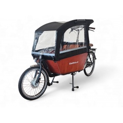 Bakfiets.nl XL waterproof rain tent Rain cover Cargo Bike Long extra high black-colored rain cover rain cover