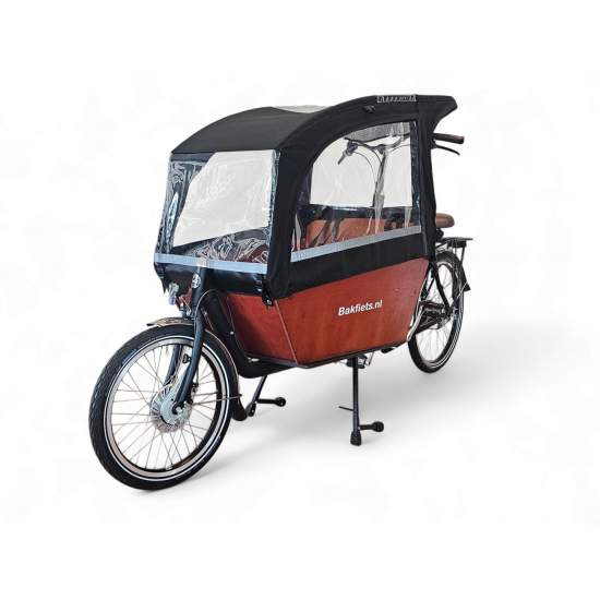 Bakfiets.nl XL waterproof rain tent Rain cover Cargo Bike Long extra high black-colored rain cover rain cover Bakfiets.nl XL waterproof rain tent Rain cover Cargo Bike Long extra high black-colored rain cover rain cover