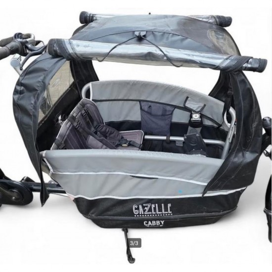 Regenhuif regentent geschikt voor Gazelle Cabby bakfiets
