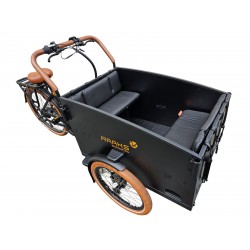 Raaks Belton cargo bike cushion set model Evi color black