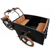 Raaks Bremerton cargo bike cushion set model Capi color cognac