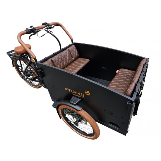 Raaks Bremerton cargo bike cushion set model capi, color brown