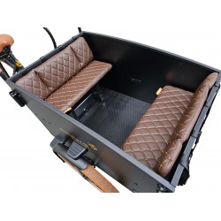 Raaks Bremerton cargo bike cushion set model Capi color brown