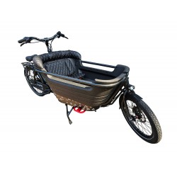 Batavus Fier 2 cushion Lounge set model Capi sky leather cargo bike cushions color black 